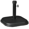 Patio Umbrella Base, 24 lb Heavy Duty Concrete Umbrella Stand, Market Table Umbrella Base Holder for Outdoor, Black