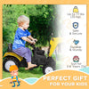 Ride on Tractor for Kids, Pedal Excavator Ride on Toy for 3 Year Old, Yellow