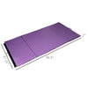 Soozier 4'x6'x2'' Folding Gymnastics Tumbling Mat, Exercise Mat with Carrying Handles for Yoga, MMA, Martial Arts, Stretching, Core Workouts, Purple