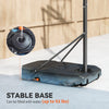 Soozier 4.1-8.5ft Adjustable Basketball Hoop with 33