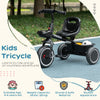 Qaba Tricycle for 2-5 Years Old, Toddler Bike with Adjustable Seat, Black