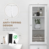 Tall Bathroom Cabinet, Bathroom Storage Cabinet with Drawers, 2 Doors and Adjustable Shelves, White