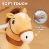 Qaba 6V Ride on Unicorn, Battery Powered Kids Riding Pony with Music Forward, Aged 18-36 Months, White