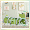 Qaba Crocodile Design Tunnel for Kids to Crawl Through, for 3-6 Years, Green