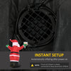 3.9ft Outdoor Christmas Lighted Inflatable Santa Claus with Gift Box