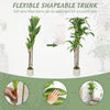 5FT Dracaena Fake Plant, Artificial Plant with Bendable Trunks for Home Office Decor, Green