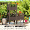 Raised Garden Bed with Legs, Self Watering Elevated Planter Boxes with Drainage Holes, 63