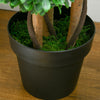 3.6ft Artificial Tree, Triple Ball Boxwood Topiary with Pot and Sandalwood Leaves, for Indoor Outdoor Home