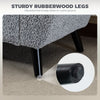 Upholstered Storage Bench with Arms, Modern Ottoman Bench for Bedroom, Entryway, and Living Room