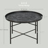 Vintage Coffee Table for Living Room, 24