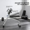 Soozier Roman Chair Back Extension Machine, Height Adjustable Hyperextension Bench, 38