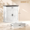 Sideboard Buffet, Modern Storage Cabinet with 2 Doors and Adjustable Shelf, White