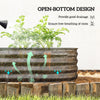 7.9 x 2 x 1ft Galvanized Raised Garden Bed Kit, Metal Planter Box with Safety Edging, Dark Grey
