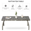 Rattan Coffee Table Outdoor Side Table, 35.4