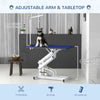 Pet Grooming Table, Height Adjustable Dog Grooming Table with Arm, Noose and Non-Slip Grooming Table, Blue