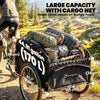 Soozier Bike Cargo Trailer, 45 Gal Bicycle Trailer Wagon Cart with Cargo Net, Quick Release 20