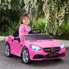 12V Ride On Car with Parent Remote Control Two Motors Music Lights Suspension Wheels for 3-6 Years, Pink