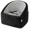 Dog Car Seat, Dog Booster Car Seat Washable with Adjustable Safety Leash, Storage Pockets for Small Under 10kg, Grey