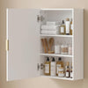 Bathroom Medicine Cabinet, Modern Wall Cabinet with Adjustable Shelves and Single Door for Laundry Room