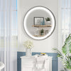 LED Bathroom Mirror for Vanity, Dimmable Lighted Anti Fog Wall Mirror with 3 Temperature Colors, Plug-in, 28 Inch