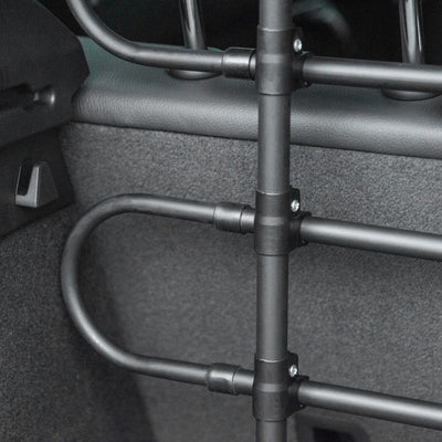 Adjustable Pet Car Barrier for SUVs, Vehicles, Vans, Back Seat Dog Fence Guard for Safety Car Travel, Black