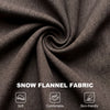 Fabric Accent Chair, Button Tufted Armchair, Upholstered Modern Living Room Chair, Wingback Chair with Wood Legs, Rolled Arms, Thick Padding for Bedroom, Brown