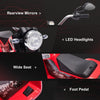 Kids Electric Motorcycle 6V Battery Powered Ride-On Dirt Bike 3-Wheels Motorbike with Horn Headlights Realistic Sounds 1.24mph Speed for Girls Boy 18 - 36 Months Red