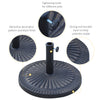 31 lbs Resin Round Market Umbrella Base Holder 19