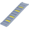 Foldable Dog Car Ramp, Dog Ramp with Anti-Slip Steps, Pet Stairs for Senior Pets to Access Cars and High Beds, Grey