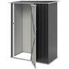 5 x 3ft Outdoor Storage Shed Metal Garden Shed Cabanon with Sloped Roof, Lockable Door for Tool