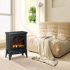 Electric Fireplace Heater, Freestanding Fireplace Stove with Realistic Flame and Overheat Protection, 750W/1500W