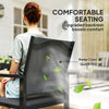 5 Piece Patio Dining Set with 4 Stackable Chairs, Tempered Glass Top, Rust-Resistant Metal Frame