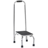 Step Stool with Handle for Adults and Seniors, Heavy Duty Metal Foot Step Stool for Elderly, Portable Stool with Anti-slip Design
