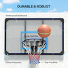 Soozier Wall Mounted Basketball Hoop, Mini Hoop with 45