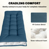 Patio Lounge Chair Cushion, UV50+ Chaise Lounge Chair Cushion with Securing Straps for Patio, 78 x 25.6 inch, Blue
