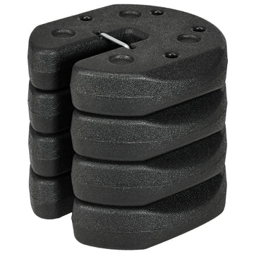 Tent Weights Set of 4, Total 26 LBS Weights for Canopy Gazebo Legs with Reinforced Pins and Carry Belt
