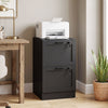 Vertical Filing Cabinet with 2 Drawers, Lock, File Cabinet for Home Office, A4 and Letter Size Files, Black