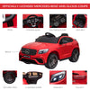 12V/7AH Kids Ride on Car, Mercedes Benz AMG GLC63S Coupe, Electric Car with Remote Control, Handle, 2 Speed, with Music, Electric Light, Easy to Move, Red