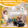 Qaba Mercedes-Benz C-Class Kids Ride On Car, Foot-to-Floor Sliding Walker with Under-Seat Storage, for 18-36 M, Black