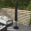 Parasol Cover, Patio Cantilever Cover, Banana Umbrella Cover with Zipper, Black