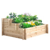 3-Tier Wood Raised Garden Bed, 47.2