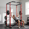 Soozier Power Cage, 1000 lbs Capacity Power Rack with Adjustable Height, Squat Rack for Home Gym Strength Training