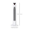Freestanding Tower Fan Cooling for Home Bedroom with 3 Speed, 12h Timer, Oscillating, LED Sensor Panel, Remote Controller, White