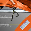 Soozier 14ft Trampoline Replacement Pad Trampolining Replacement Jump Bounce Exercise GYM Pad Only Light Orange