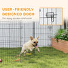 36inch Foldable Metal Exercise Pet Playpen Yard Dog Puppy Kennel Cage 12 Panels