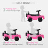 Compatible Baby Toddler Push Car Foot-to-Floor Ride-On Wheel Mercedes-Benz G350 Licensed Pink