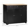Modern Sideboard, Buffet Cabinet with Storage Cabinets, Drawers and Adjustable Shelves for Living Room