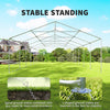 20'x33' Heavy Duty Large Party Tent & Carport with Removable Sidewalls, Portable Garage Canopy Tent, White