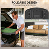 Soozier Poker Table Foldable, 72