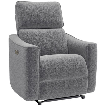 Power Recliner Chair, Chenille Upholstered Recliner Chair with USB Ports, Footrest